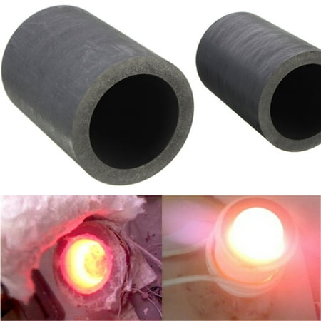 25oz Pure Graphite Crucible silvermelting Cup Propane Torch For Melting Gold Silver Copper 1.6x2.4