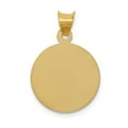 thumbnail image 4 of 14K Yellow Gold Charm Pendant 23.5 mm 16 Polished & Diamond-Cut Corpus Circle, 4 of 4
