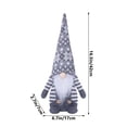 thumbnail image 3 of ¡Precios Insuperables!, Decoración navideña Muñeca sentada sin rostro con gorro de punto con estampado decorativo Muñeco Rudolph Exhibición de ventana 1 pieza Akmoler, 3 of 6