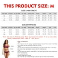 thumbnail image 2 of Traje de baño de una pieza sexy para mujer, de malla, con agujeros, control de abdomen, monokini, cuello en V, traje de baño, negro, 2 of 7