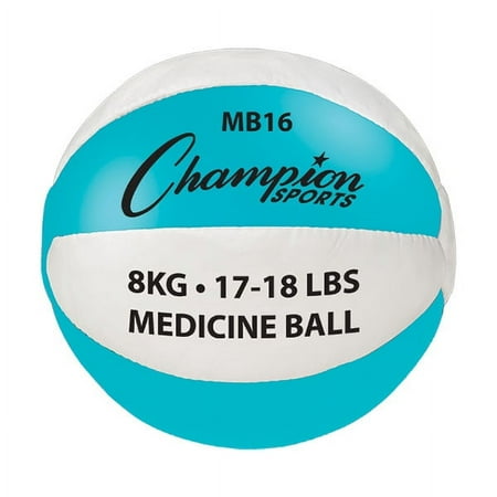 UPC: 0710858029121 | Champion Sports 17-18lb Leather Medicine Ball