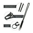 thumbnail image 3 of Portable Braided Lanyard for Outdoor Activities Heavy Duty Paracords Lanyard with Buckle Strong Hanging Rope for Keychain Necklace ID Card Badge Holder Whistles Strap -Black, 3 of 8