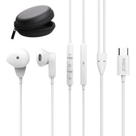USB C Wired Stereo Headset Headphone Type C Earbuds Compatible with Apple iPhone 15 Pro Max, MacBook Air, MacBook Pro, iPad Air 5th 4th Gen, iPad Pro 11", iPad Pro 12.9" 6th 5th 4th 3rd Gen