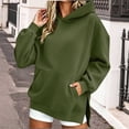 thumbnail image 5 of FchengtaiS Oversized Hoodies Sweatshirts for Womens Casual Loose Fleece Hooded Pullover Tops with Pockets and Side Split, 5 of 7