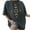 Grey, variant on JAKANYQ Female T-Shirts Women's Oversized Vintage Crew Neck Short Sleeve 80s Letter Printed Bow Flowers Sun Moon Pattern Summer Blouse Tops Retro 80s Casual Loose Basic Tee Shirt Stylish Tee