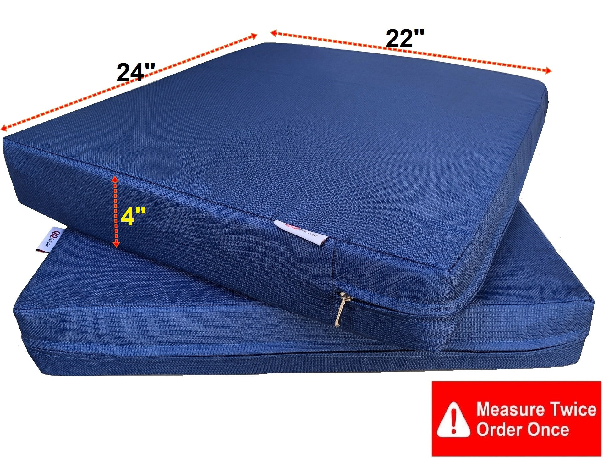 30x30x2 Fiber Foam Cushion, Patio & Marine Cushion Alternative