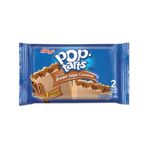 Pop Tarts Frosted Brown Sugar Cinnamon Frosted Brown Sugar Cinnamon, 3.52 oz, 2/Pack, 6 Packs/Box