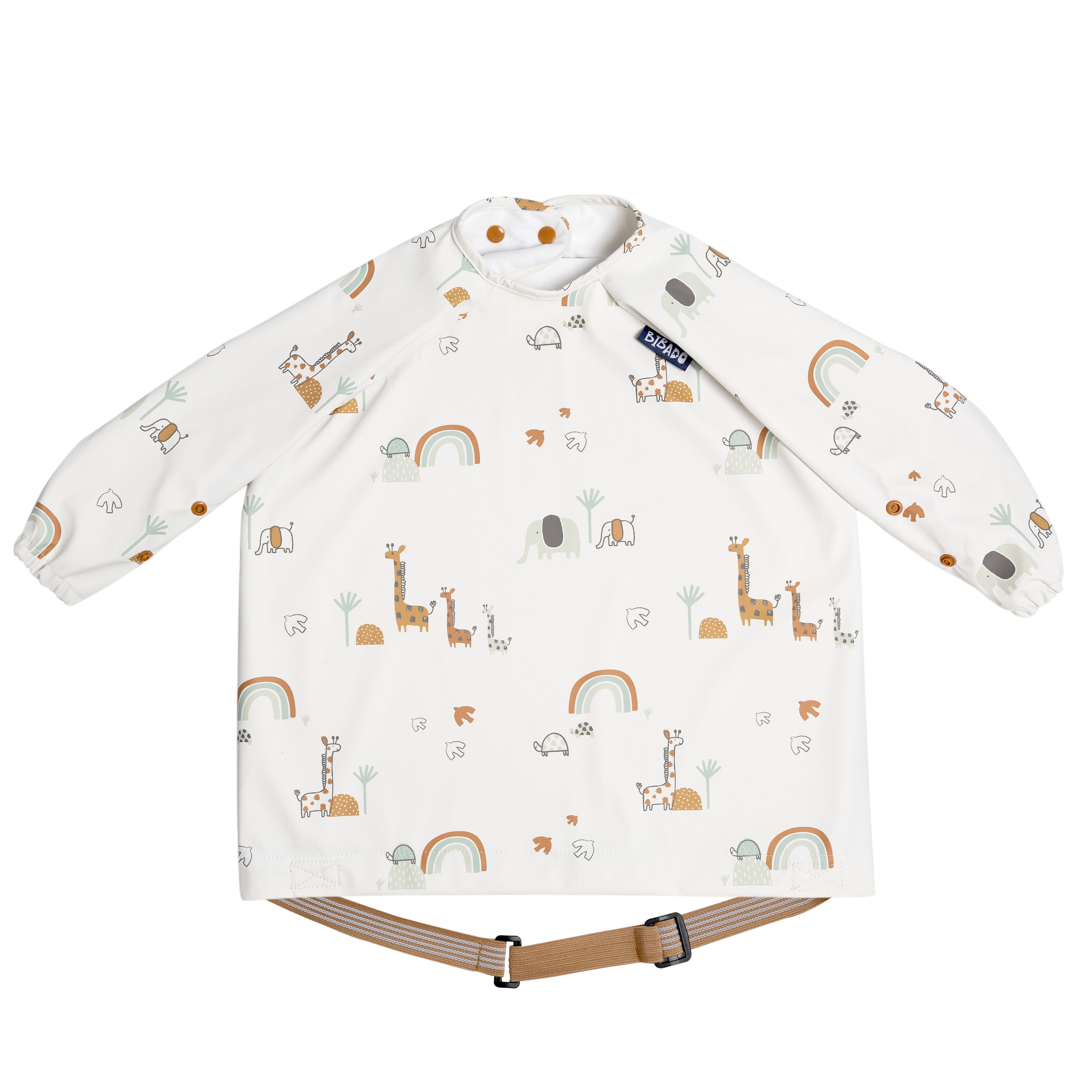 Bibado Coverall Weaning Bib 2 pack - Serengeti Spaghetti & Dino Roar