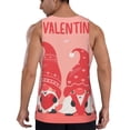 thumbnail image 3 of Easygdp Gnomes Hold The Letters LOVE Men's Tank Top, Sleeveless Muscle T Shirts, Breathable, Quick-Dry, Loose for Gym, Running, Fitness - 3X-Large, 3 of 9