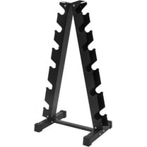 6-Tier Weight Rack for Dumbbell - Strength Training Dumbbell Rack Stand Only - Home Gym Storage Racks - 40" H, 660 lbs Weight Capacity (Black)