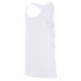 thumbnail image 3 of WAVSUF Tall Big Mens Bodybuilding Sleeveles Solid Color Tank Tops Round Neck Pullover White Size S, 3 of 5