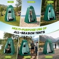thumbnail image 2 of RELOIVE Shower Tent,Pop Up Changing Tent,Portable Camping Privacy Tent,Toilet Tent with Carry Bag for Beach, Camping, Hiking, Black, 2 of 10
