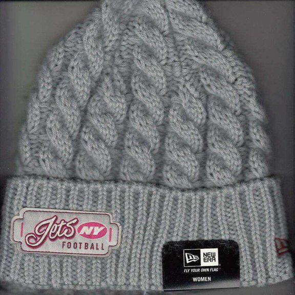 New York Jets New Era gray women’s knit cap or hat NEW