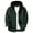 Army Green, variant on Men's Plaid Hoodie Jacket Casual Lightweight Long Sleeve Button down Hooded Shirts Fall Tops with Pocket