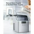 Ecozy EZIMSS440AUSSV0 Countertop Ice Maker, 44lbs per Day