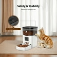 thumbnail image 4 of IMIPAW 101oz Smart Automatic Cat Feeder 3L WIFI and HD Camera Dog Pet Food Dispenser 10S Voice Recorder, 4 of 8