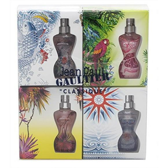 Jean Paul Gaultier Classique Eau DEte Summer Fragrance Miniatures 4 Piece Mini Gift Set