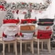 thumbnail image 5 of Inteprter Funda para silla de comedor de Navidad, sobre, Navidad, Papá Noel, muebles a prueba de polvo, funda de forro polar para fiesta en Kits de decoración para fiestas Papá Noel, 5 of 6