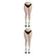 thumbnail image 1 of Guardurnaity 1 par de pantimedias con tirantes moldeadores para mujer, medias atractivas cómodas al tacto, medias de red elásticas, vestido de Type2 NO2, 1 of 6