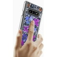 thumbnail image 4 of for Galaxy S10 Plus Real Flower Case Bling Glitter Sparkle Gold Foil Design Cover for Samsung Galaxy S10 Plus Clear Case Real Flower Shockproof Slim Case for Galaxy S10 Plus Purple, 4 of 11