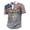 Grey, variant on Mens Polos Shirts Fashion Trend Classic Beach Vacation Clothes for Men,Red,M