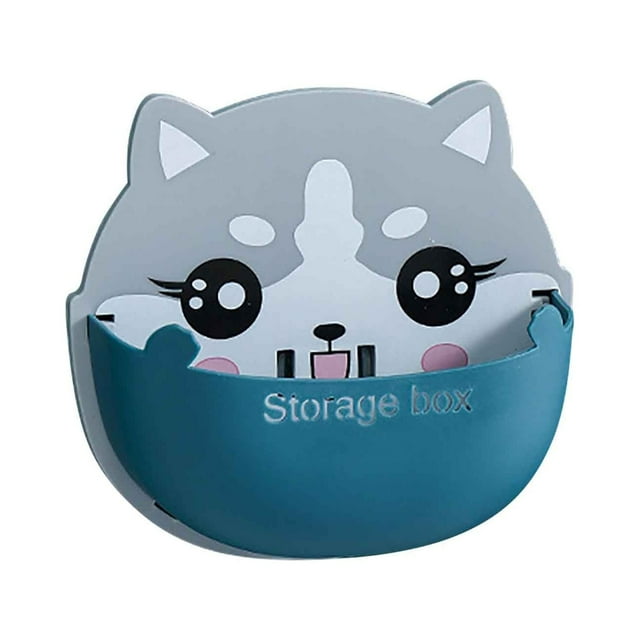 Kitchen Storage Containers Non-Punching Charging Storage Rack Bedroom Headboard Wall Mounted Storage Container Household Storage Box Organizers and Storage for Bedroom