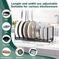 thumbnail image 3 of FUPOJH Upgraded Expandable Pot Rack Organizer, Iron, Kitchen Pot Racks, Pot Rack, Black, 37.8 inches, For Cookware, 3 of 8