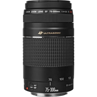Canon EF 75-300mm f/4-5.6 III Lens with UV Filter for EOS 7D, 60D
