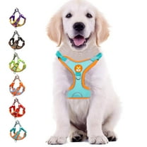 HANI Dog Harness- No Pull Step-in Small Dog Harness with Quick Release Buckle - Dog Harness for Small Dogs or Medium Dog Harness for Indoor and Outdoor Use，Reflective Easy Control,Blue,XL