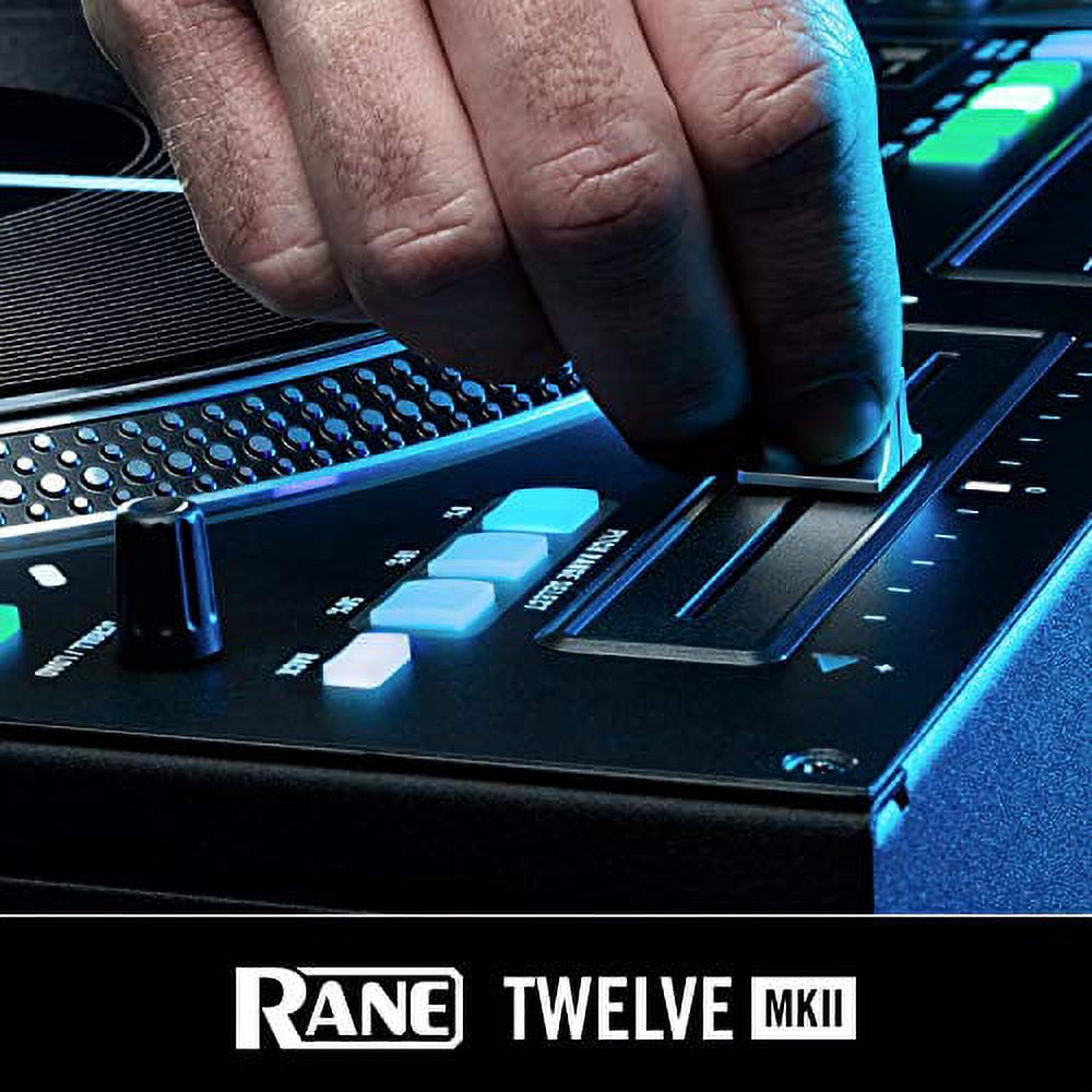 Rane Twelve MKII 20.30 in x 20.30 in x 8.40 in Solid Steel Strength Durability, Black