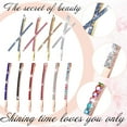 thumbnail image 2 of 12pcs Rhinestone Bobby Pins Decorative Fancy Crystal Hair Clips Shiny MetalxShaped Barrettes Bling Diamond Wedding Shower Hair Accessories Women Ladies(Bright Color,Simple Style) Transparent, 2 of 5