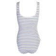 thumbnail image 2 of Ralph Lauren Womens Jersey Bodysuit Jumpsuit, Off-White, Medium, 2 of 3