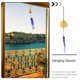 thumbnail image 4 of KAKOWELY Campana de viento de hierro fundido con diseño de Monte Fuji, campana de viento colgante, decoración, 4 of 4