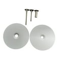 thumbnail image 3 of Door Hole Cover Plate Knob Cover Plate Round Door Hole Filler Durable Steel Finish with Screws for Drawers Dorm Rooms, 3 of 9
