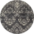 thumbnail image 1 of Tapis Rond 5 Pi. Collection Bastille Emerge Tissé, Gris, 1 of 1