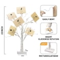 thumbnail image 3 of Árbol de nacimiento blanco Money Tree PEIDUO iluminado de 56 cm y 24 litros, juego de 2, 3 of 9