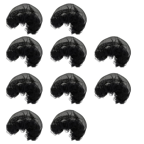 AURARMLET 10Pack Hair Nets Invisible for Working Dancers and Company Employees