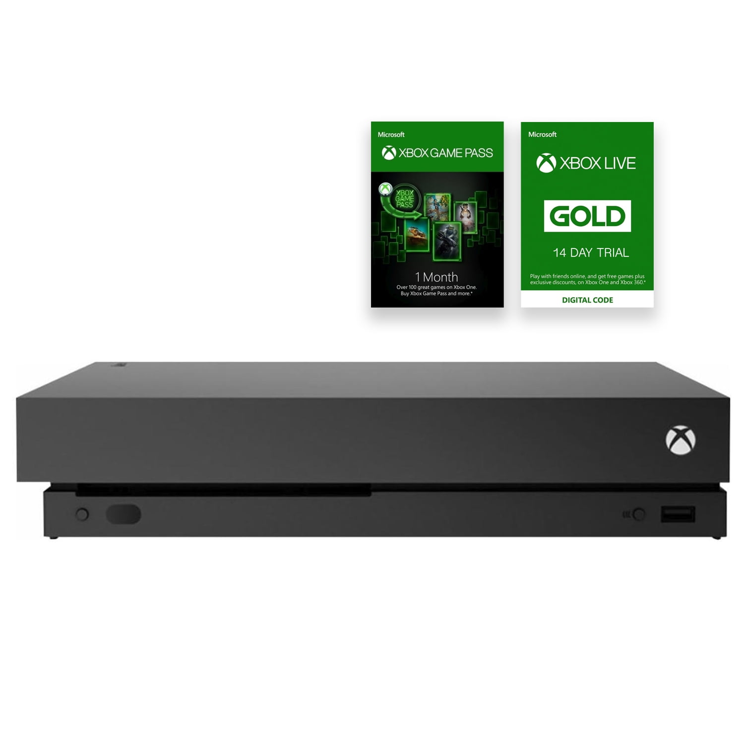 Microsoft Xbox One X 2TB Solid State Hybrid Drive Gaming Console with Wirless Controller HDR Enhanced by Scorpio CPU and Fast SSHD Black Native 4K 