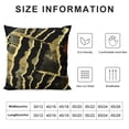 thumbnail image 5 of Nawypu Black and Gold Couch Decor Throw Pillow Covers  Black and Brown Gold Home Decorative Pillow Covers Set of  for Living Room Bedroom Bed Couch Cushion Cover Sofa Decor Pillow Cases, 5 of 5
