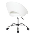 thumbnail image 5 of OS Home and Office Furniture Model Milo Height Adjustable Home Office Chair in Durable White Faux Leather, 5 of 5