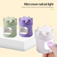 thumbnail image 2 of Nail Phototherapy Machine Dual Light Sources Professional Quick Drying 8W UV LED Lamp Mini Portable Gel Nail Polish Dryer for Nail Salon, 2 of 6