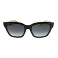 thumbnail image 2 of Marc Jacobs MARC163S 0807 Black Square Chain Sunglasses for Womens, 2 of 4