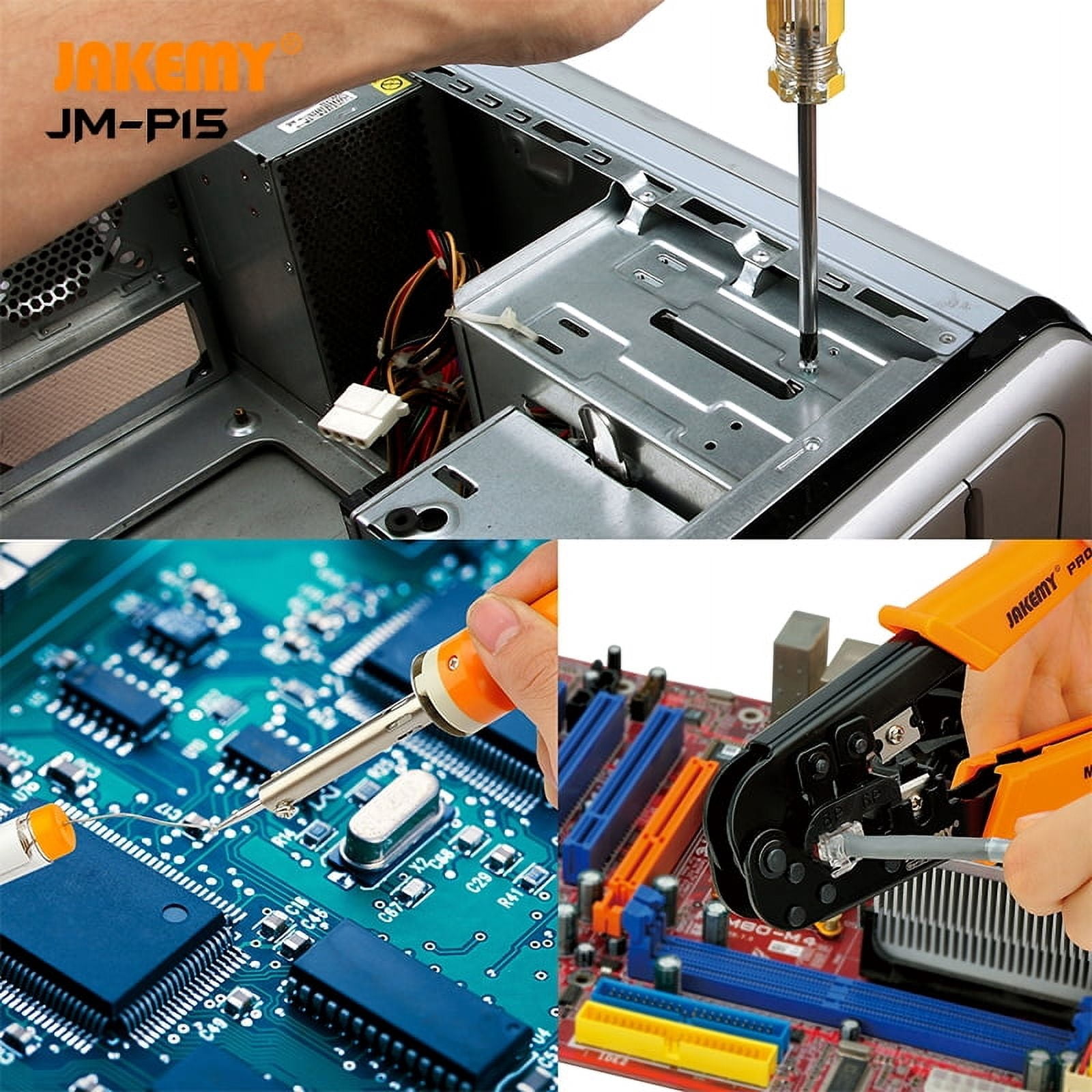 Electricians Network Screwdriver DIY Repair Tool Set Electrical Tool Kit Soldering Iron Kit USA 220V