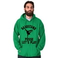 thumbnail image 3 of Handstand Posse Lets Play Gymnastics Men's Big & Tall Graphic Hoodie Brisco Brands 4X, 3 of 4