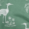 thumbnail image 1 of oneOone Cotton Silk Green Fabric Asian Japanese Floral Birds With Plants Quilting Supplies Print Sewing Fabric By The Yard 42 Inch Wide, 1 of 4