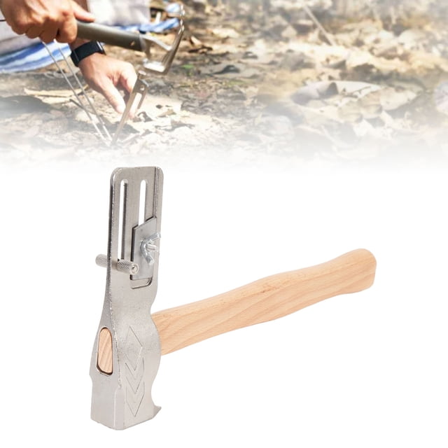 Hache Marteau, Hache de Toit Électroplaquée Poignée Ergonomique pour Réparation de Toit