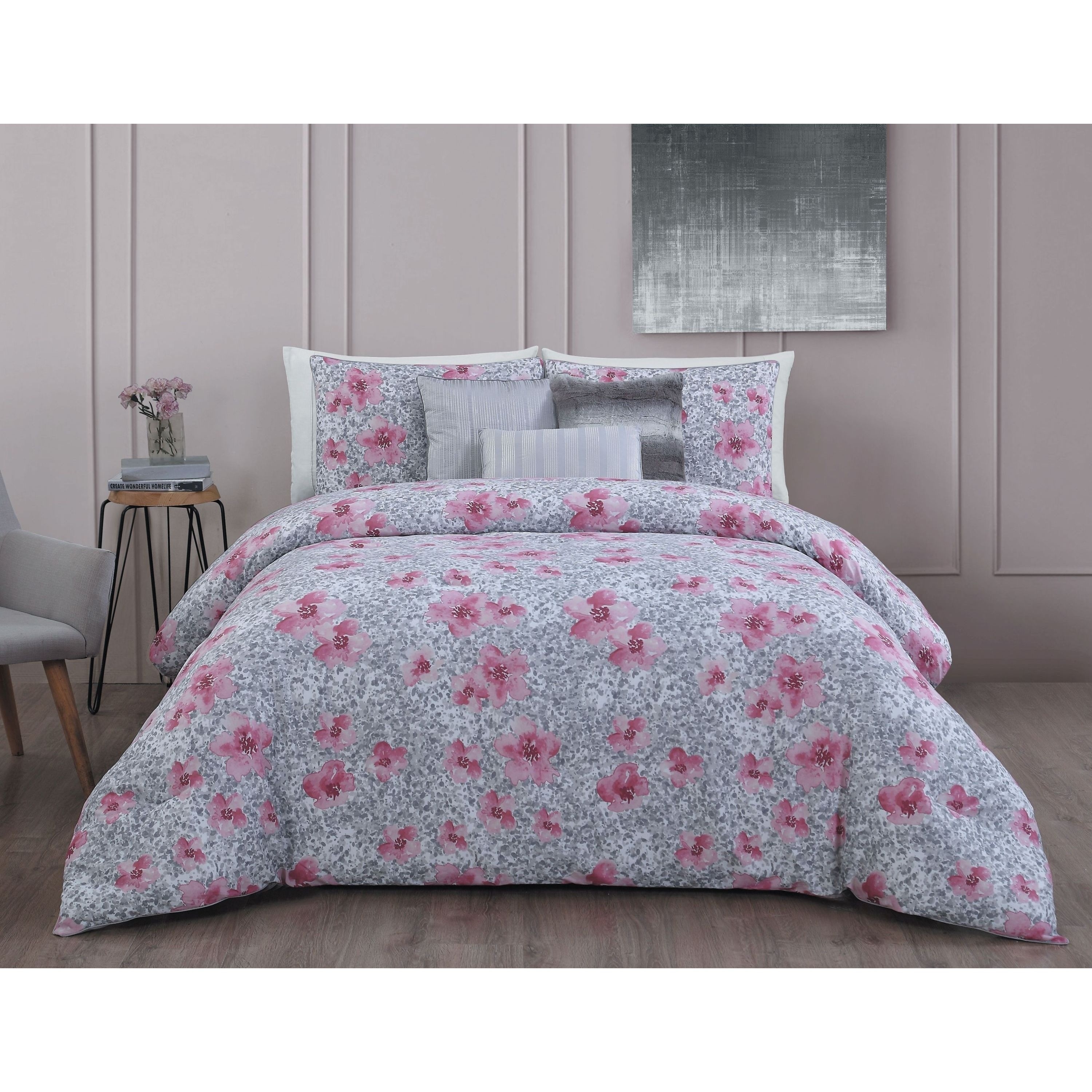 Steve Madden Ellie 6 Piece Comforter Set Walmart Com