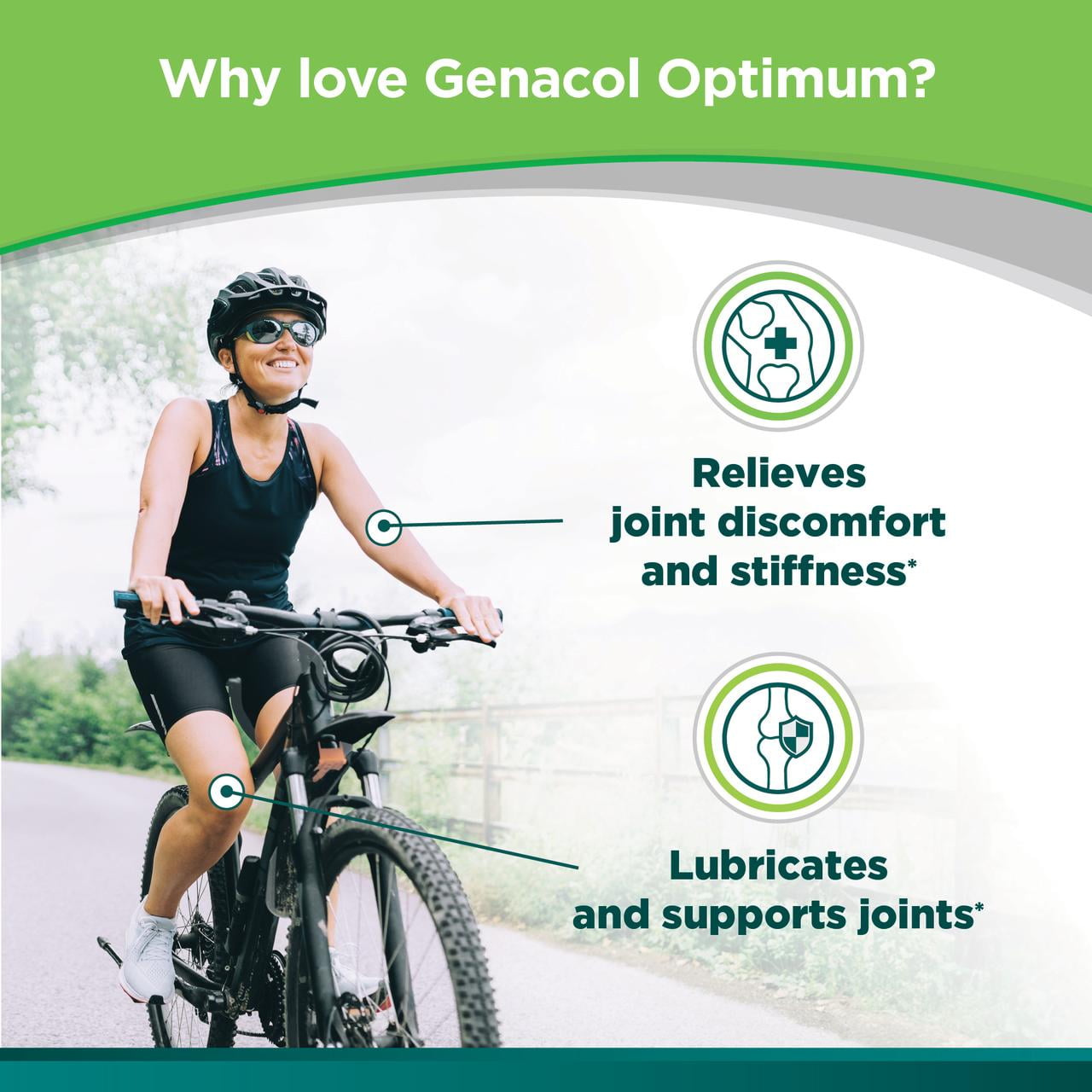 Genacol Optimum – Glucosamine, Chondroitin, MSM & Collagen for Joint Support, 90 Tablets (30-Day Supply)