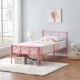 thumbnail image 3 of GloryStar Heavy Duty Twin Bed Frame, Metal Construction with Headboard and Footboard, Simple Assembly, No Box Spring Needed, 3 of 6