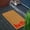 Natural, Red, variant on Calloway Mills Hello Outdoor Doormat Black/Natural Block 24" x 36"